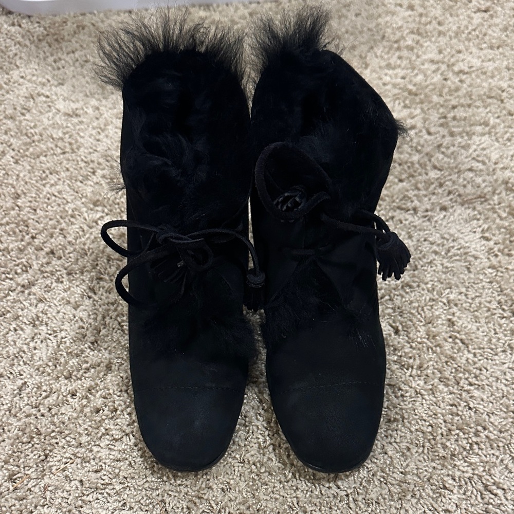 Pedro Garcia Black Fur Winter Boots